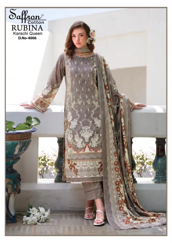 Saffron rubina vol 4 karachi dress material wholesale